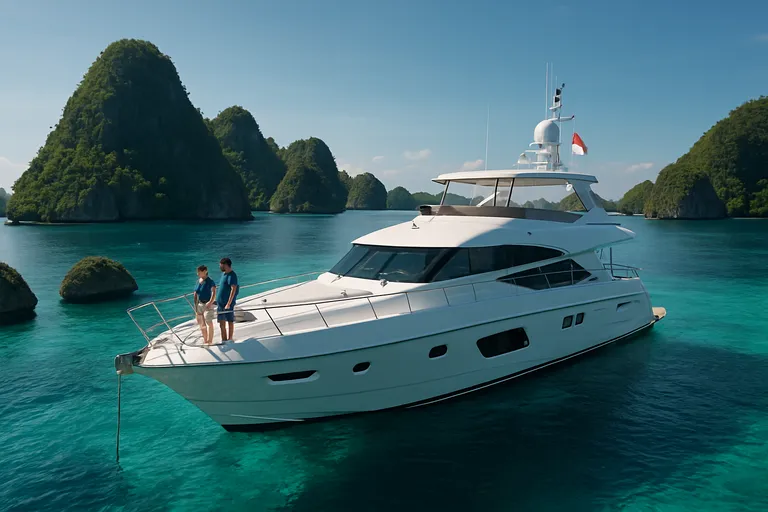 Raja ampat: een onvergetelijke reis per privéjacht